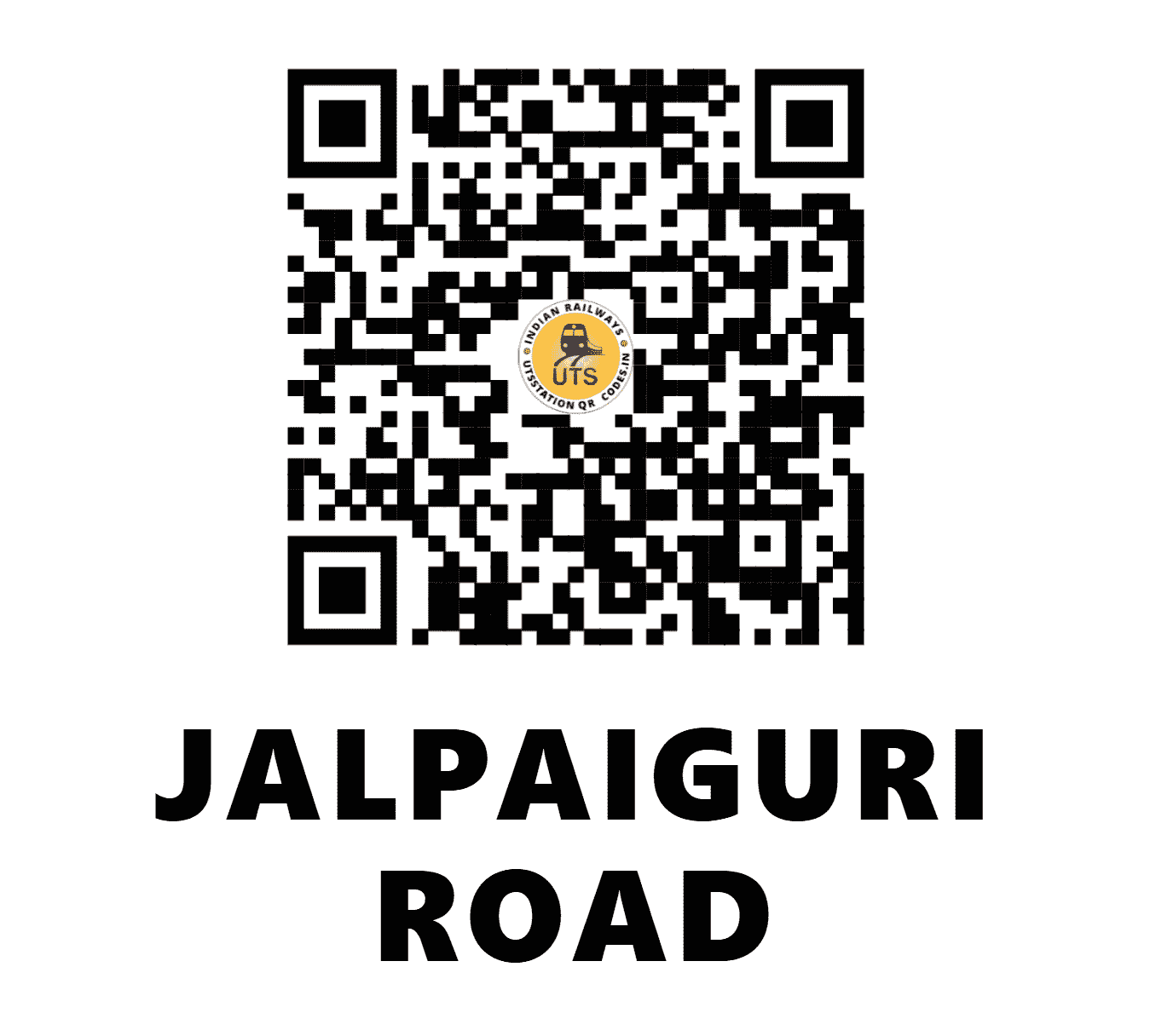UTS QR Code for JALPAIGURI ROAD - JPE - NF (WEST BENGAL)